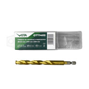 Сверло по металлу спиральное HSS-TiN HEX SHANK 1.5x28x63 мм  GTA GTT1387