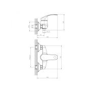 Смеситель для душа (Lt) D40 Droom  Decoroom DR71055