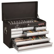 Ящик инструментальный 9 секций 255 предметов  Force 50229S-255