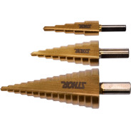 Сверло по металлу ступенчатое, набор 3пр. (4-12, 4-20, 4-32mm)  STHOR 22616