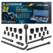 Набор инструментов 24пр. 1/2" (6гр.)  ILOforce IF-4245B-5MPB