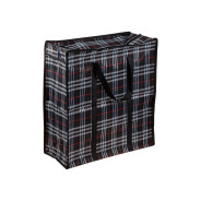 Сумка хозяйственная на молнии, в клетку, 45х50х20 см  PERFECTO LINEA 42-455020