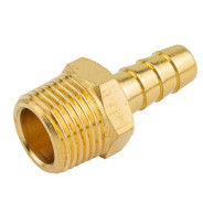 Штуцер пневматический наруж. резьба 3/8" - "елочка" 8мм  ...Forsage F-MH06/05