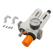 Блок подготовки воздуха "Profi" 1/4"(фильтр-регулятор + лубрикатор) (пропускная спосо...Rock FORCE RF-7002014