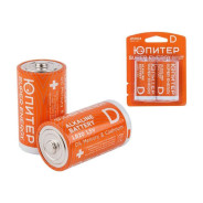 Батарейка D LR20 1.5V alkaline 2шт  ЮПИТЕР JP2104