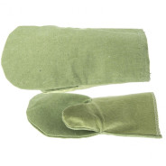 Рукавицы специальные двунитка, огнеупорные, 1 размер  Сибртех 68115