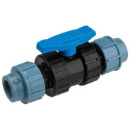 Кран шар. ПЭ 40,  AV Engineering AVE1334040