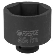 Головка ударная глубокая 3/4", 75мм (6гр.)  Forsage F-46510075