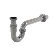 Сифон для умывальника O32, U-форма, цельнометаллический, с накидной гайкой 5/4  ...Alcaplast A432
