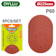 Шлифовальные круги 225 мм P60   (5 шт)DYLLU DTZA5153