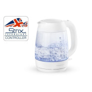 Чайник электрический 2200 Вт, 1.7 л, стекло, подсветка, контактная группа Strix)  ...NORMANN AKL-242