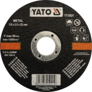 Круг отрезной по металлу 115х2.5х22mm   YATO YT-5921