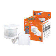 Датчик движения угловой ДДУ-01 1100Вт, 5-480с, 12м, 5+Лк, 270гр, IP44  ...TDM SQ0324-0010