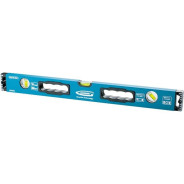 Уровень алюминиевый, 2000 мм, усиленный с ударопрочными заглушками, рукоятки, 3 глазка  ...Gross 34340