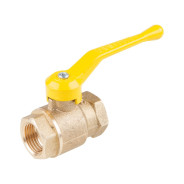 Кран шаровый 1/2" внутренняя-внутренняя резьба ручка (ГАЗ) PN1,6 МПа, 11Б27п4  ...Цветлит ЦРБ0046