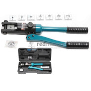 Инструмент гидравлический обжимной для кабелей 10т(ход штока-14мм, сечение 10-120мм2, адаптеры-10,16...Forsage F-Y120A