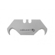 Лезвия сменные для ножа трапециевидные крючкообразные 19мм SK5 (5шт)  ...HOEGERT HT4C668