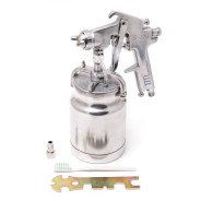 Краскораспылитель с нижним металлическим бачком 1000мл, 1,8мм,  HVLP,  ...Partner S-770S