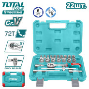 Набор инструментов 3/8 "   (22 предмета)TOTAL THT381221