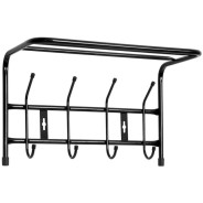 Вешалка настенная металлическая с полкой  (405х265х245 мм. Цвета в ассортименте.)  ...NIKA ВП4