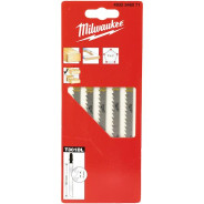 Пилка к лобзику T301DL (5 шт / HCS / 105 мм / дерево) MILWAUKEE Milwaukee 4932346071