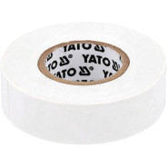 Изолента ПВХ белая 19мм х 20м х 0,13мм  YATO YT-81656