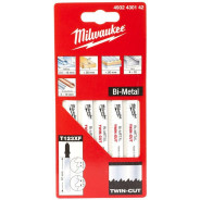 Пилка к лобзику Т123XF (5 шт / BIM / 91 мм / металл) MILWAUKEE Milwaukee 4932430142