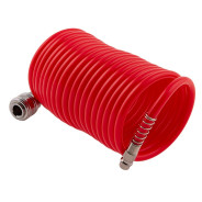 Шланг спиральный воздушный, 5 м, с быстросъемными соединениями  ...Matrix 57002