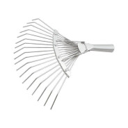 Грабли веерные стальные, 350 мм, 18 круглых зубьев, оцинкованные, без черенка  ...Сибртех 61780