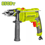 Дрель ударная, 220-240В, 850Вт, 1/2", 0-3000об/мин,  DYLLU DTMD15851
