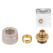 Евроконус (адаптер) 18(2.0)х3/4 для трубы многослойной HEAVY  AV Engineering AVE5301820