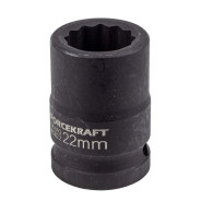 Головка ударная 22мм 3/4" 12гр.  FORCEKRAFT FK-46822