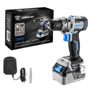 Дрель-шуруповерт аккумуляторная, 20В, 1АКБ 4,0 А/ч, 1700 об.мин, 55 Нм,  DEKO Loner 20V ...Deko 085-1004