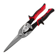 Ножницы по металлу, удлиненные, 290 mm, прямой рез, CrMo, 2-комп.обрезиненные рук-ки, PRO   ...Matrix 78328