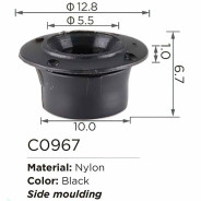 Клипса для крепления внутренней обшивки а/м европейских а/м/ Фиат  ...Forsage C0967(Kia/European car)