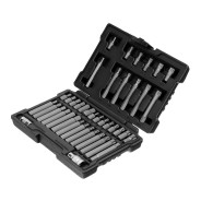 Набор бит HEX, TORX, SPLINE, шестигранный хвостовик 3/8", CrV, 42 шт.  ...Stels 11318