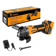 Углошлифмашина аккумуляторная, 20 В, 125 мм, 8500 об/м, 1АКБ 4,0 А/ч,  DEKO DKAG20-125...Deko 063-2150