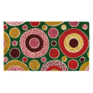 Коврик кокосовый 35х60 см., "Фейерверк",  ВОРТЕКС 24259