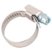 Хомуты металлические стандартное болтовое крепление 110-130 мм, ширина 9 мм, 25 шт.  ...Сибртех 47574