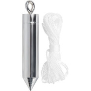 Отвес цилиндрический, 100 г, шнур 5 м  Matrix 84836