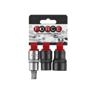 1/2 Набор  3пр. 5-ти гр. ударные головки 14;19, головка бита 10mm (55mml),  FORCE ...Force 4036