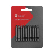 Набор профессиональных бит DEKO PZ1 50мм сталь S2 (10 шт.)Deko 065-0771