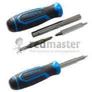 Отвертка универсальная переставная с комплектом бит 6пр. PH, SL  ...Forsage F-303863