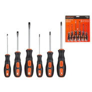 Набор отверток 6шт (SL3x75.5x75.6x100 PH0x75.1x75.2x100)  PROFI  STARTUL ST3033-6
