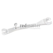 Ключ разрезной для тормозных трубок с изгибом 45° 14x17мм  ...Rock FORCE RF-7511417B