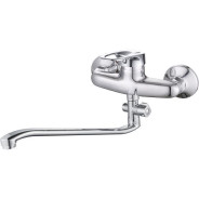 Смеситель для ванны D40-A, серия 240, (Длинный поворотный L-излив. Эксцентриков нет)  ...ECONOCE EC0240