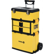 Тележка 3-х сегментная со съемными металлическими ящиками 57X37X84,5см  ...VOREL 78738