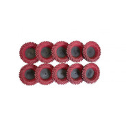 Круг шлифовальный лепестковый 75мм (№80)(к-т 10шт)  Forsage F-FD380C