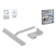 Стеклоочиститель (водосгон) с держателем, серый  PERFECTO LINEA 45-221191