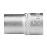 Головка торцевая, 13 mm, 12-гранная, CrV, под квадрат 1/2", хромированная  ...Stels 13657